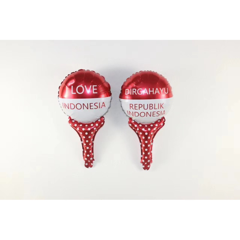 Balon Foil Pentungan RI Balon Kemerdekaan Indonesia