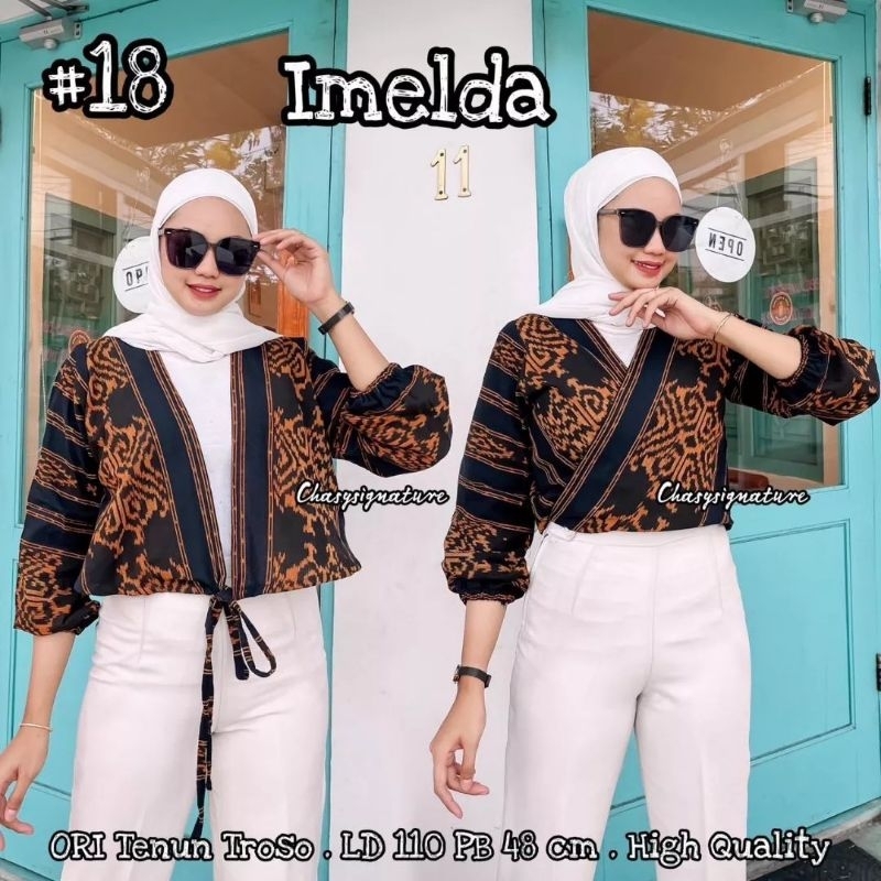 atasan tenun wanita - blus tenun wanita