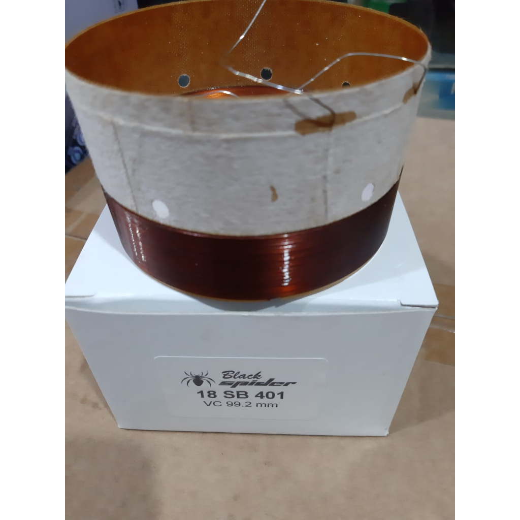 Spool Voice Coil Spul Speaker 18 inch Spol Black Spider 18 SB 401 VC 99.2 MM 18" Inch Blackspider OR