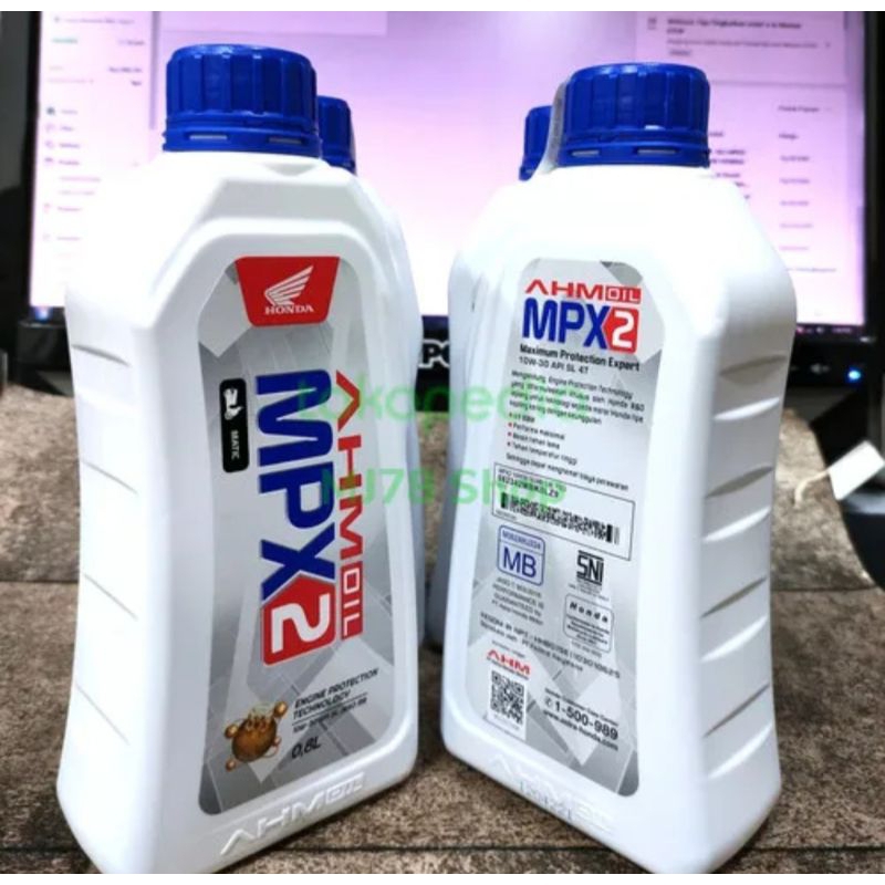 Oli MPX2 matic AHM 0.8L kemasan baru