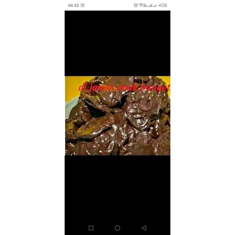 

Kripik Pisang Coklat Lumer 200grm Tepak