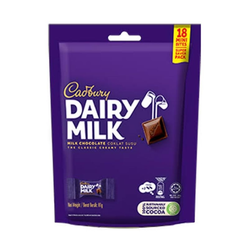 

coklat Cadbury *dairy milk* 81g