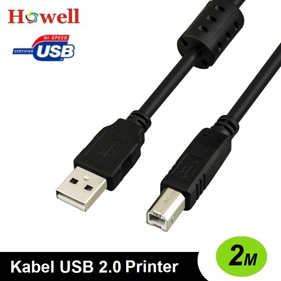 Kabel USB Printer Howell 2m