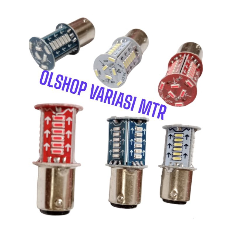 LAMPU STOP REM BELAKANG MOTOR LAMPU STOP REM 30 LED RUNNING/KEDIP ALL MOTOR MIO BEAT dll