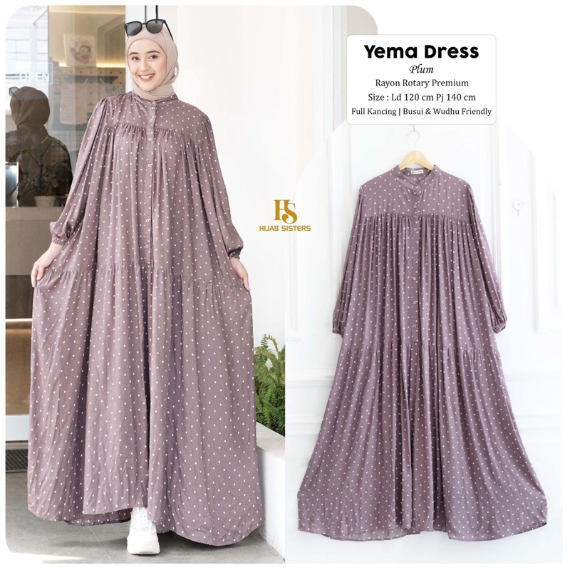 YEMA DRESS ORI HIJAB SISTER’S