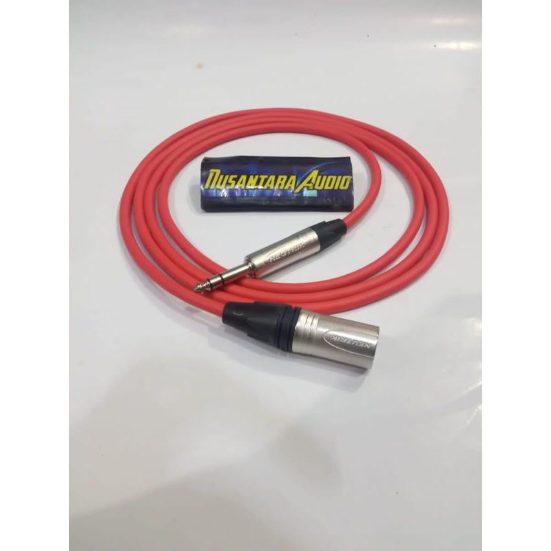 Kabel trs to xlr male 3 meter Mogami 2549 neutrik original