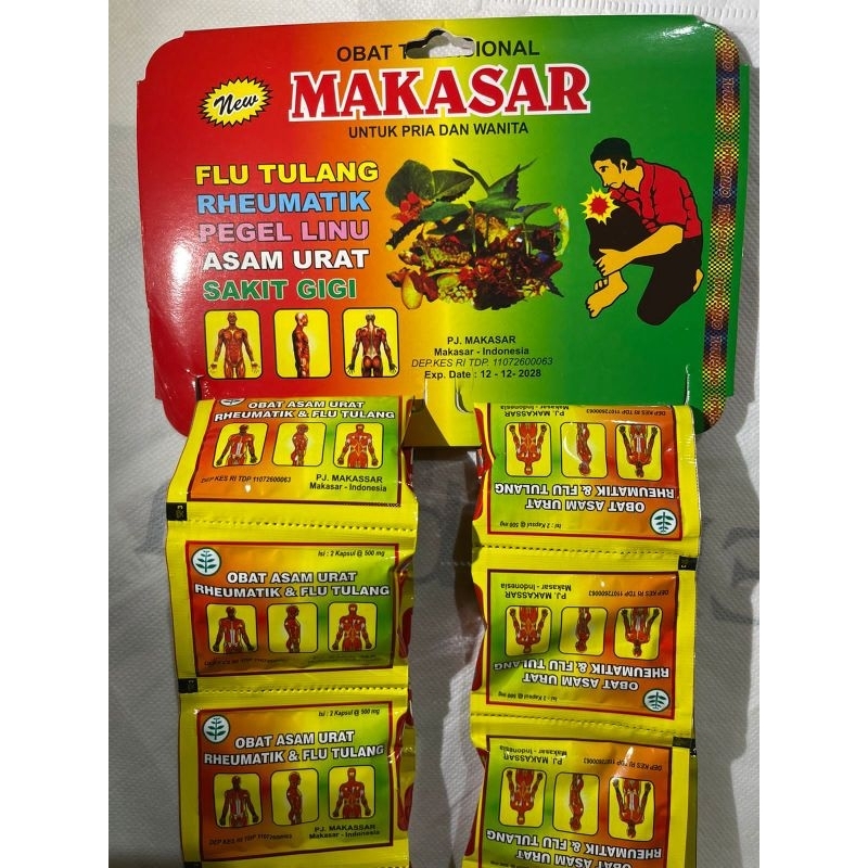 MAKASAR SAKIT GIGI ORIGINAL KAPSUL (OBAT SAKIT GIGI)