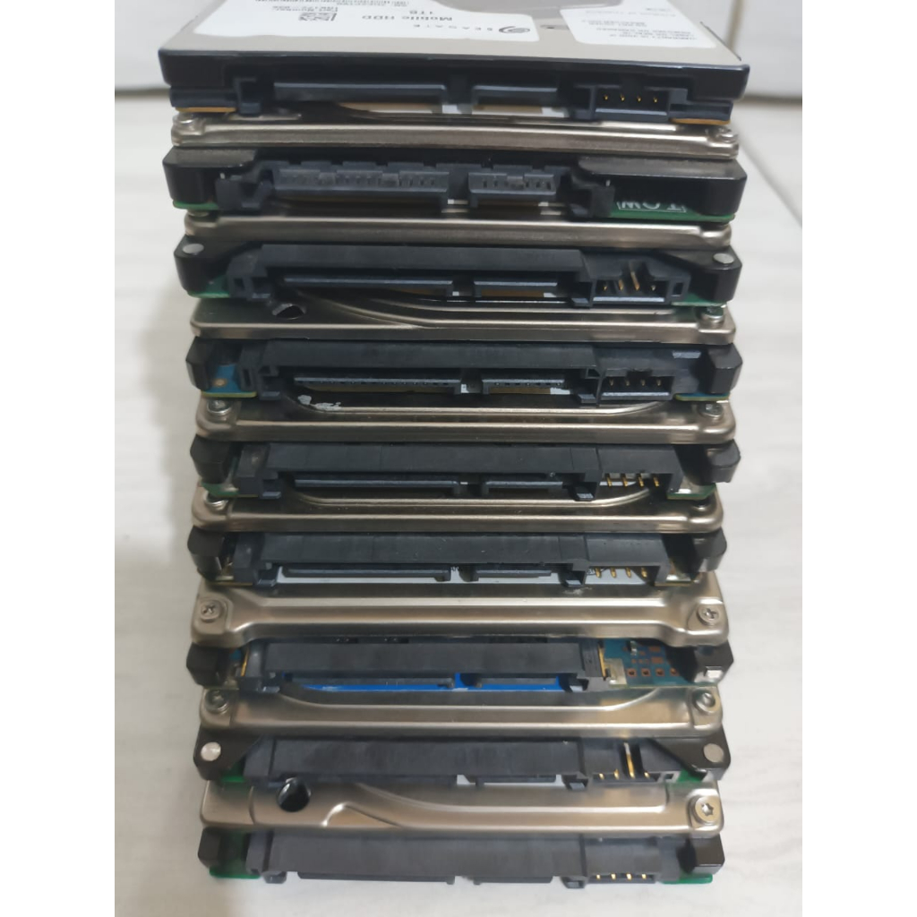 HARDDISK LAPTOP (2,5") (SATA)  80, 120, 160, 250, 320, 500, 640, 750 GB & 1 TB Second, "Merk CAMPUR"