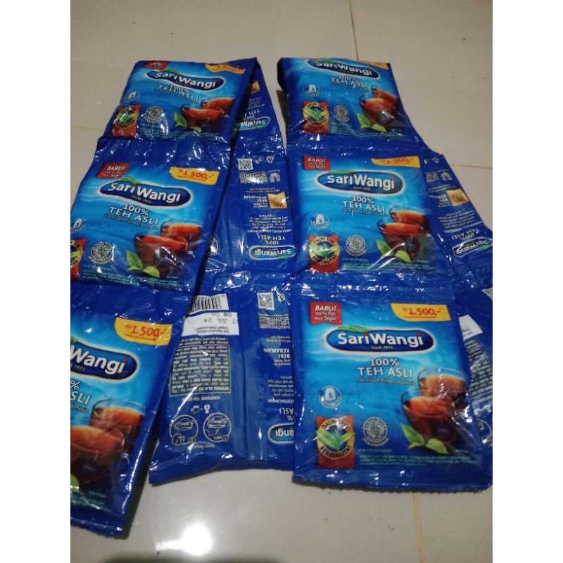 

SARIWANGI TEH ASLI isi 5 x 12 sachet