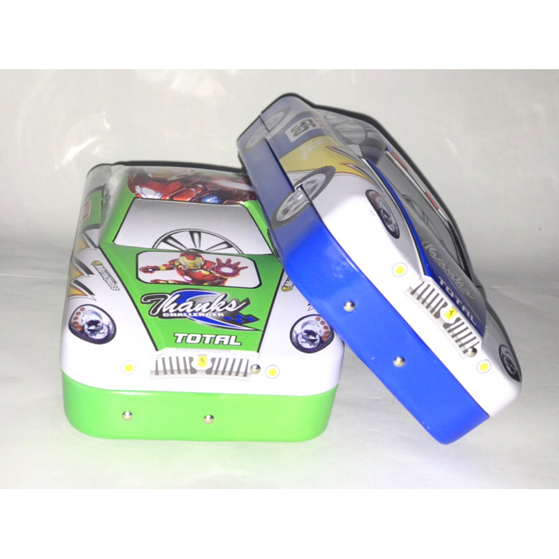 

Kotak pensil kaleng mobil mobilan anak cowo