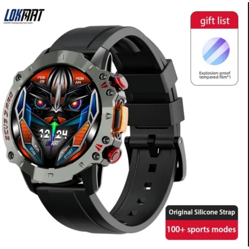 jam tangan pintar/ smart watch lokmat zeus 3 pro