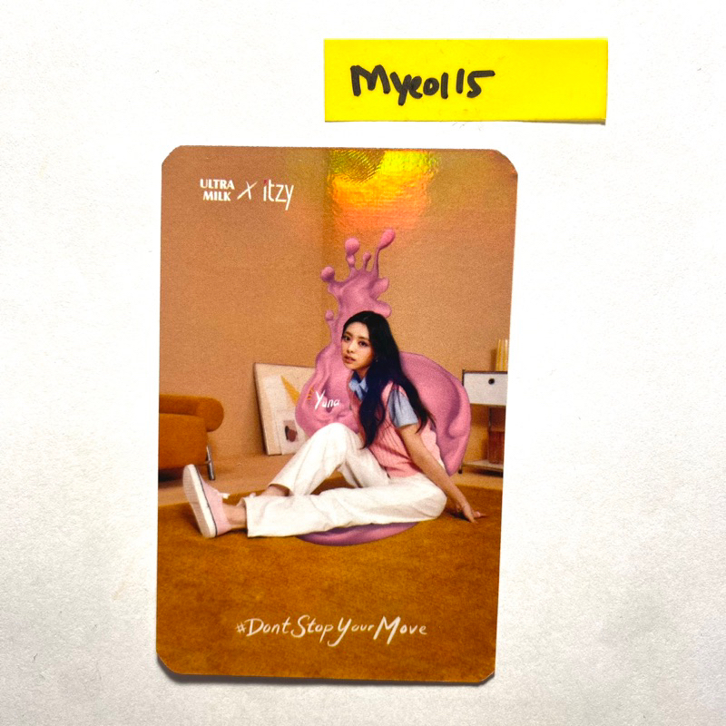 ITZY - Ultramilk Photocard PC Yuna