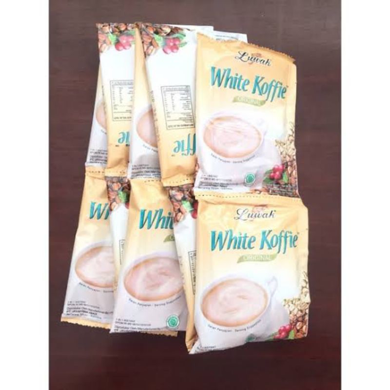 

Luwak White Coffee renteng isi 10 sachets
