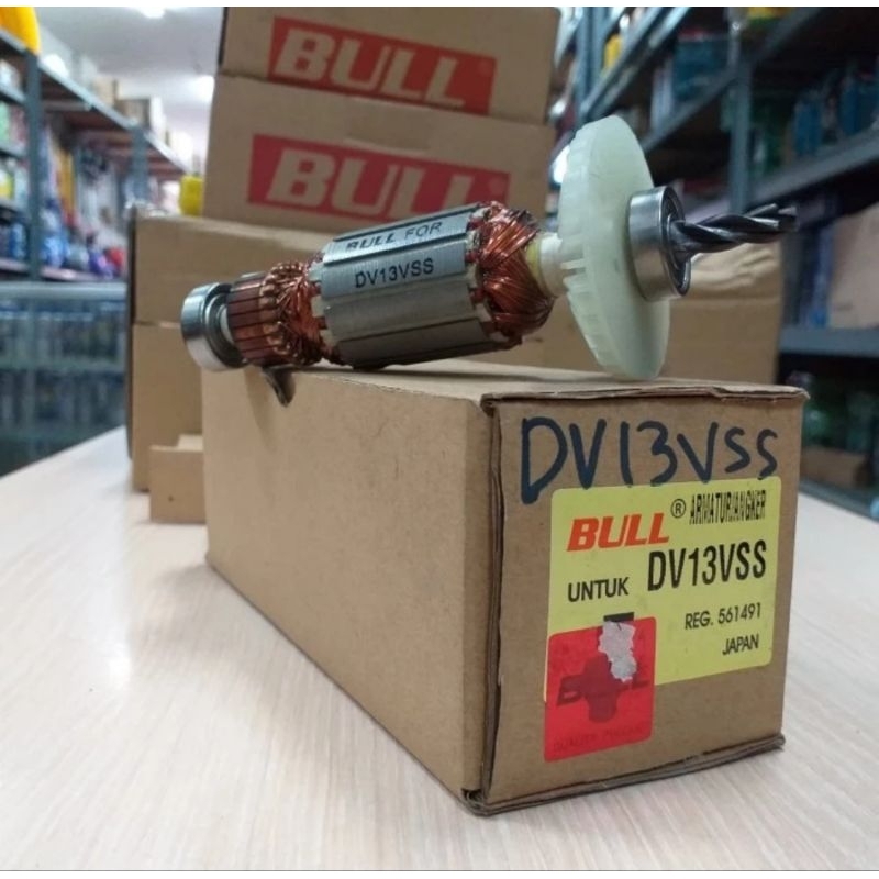 ARMATURE HITACHI DV13VSS ANGKER MESIN BOR HITACHI DV 13 VSS BULL