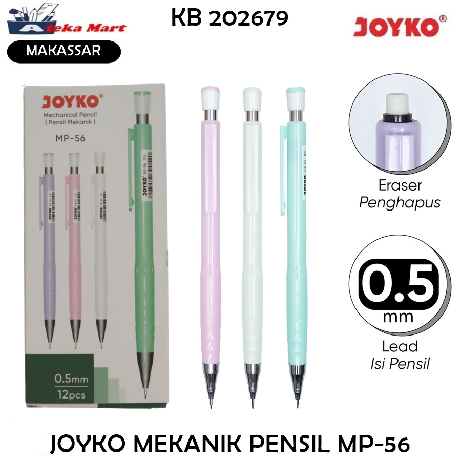 

[BOX/12PCS] JOYKO MEKANIK PENSIL MP-56 PL-05