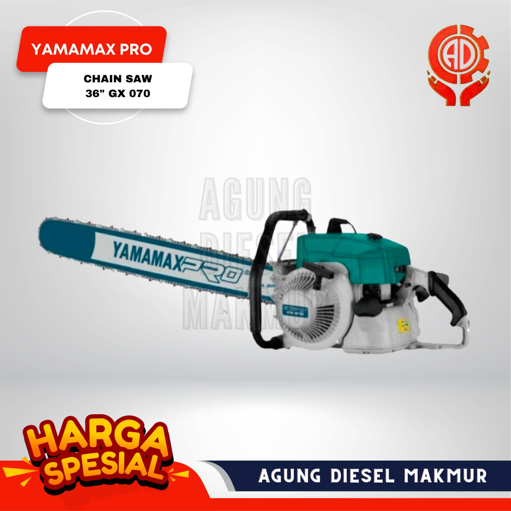 Yamamax Pro Chain Saw Mesin Potong Gergaji Kayu 36" GX 070