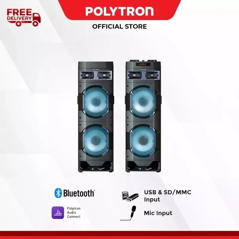 POLYTRON PAS 10DF22 Speaker Aktif POLYTRON PAS 10DF22