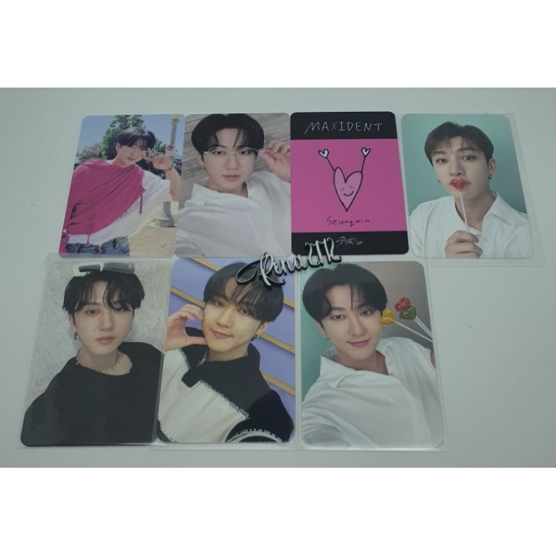 (Baca Deskripsi) Photocard Maxident Benefit Bene POB LD Lucky Draw Polaroid Photoprint R1 R2 R3 Roun