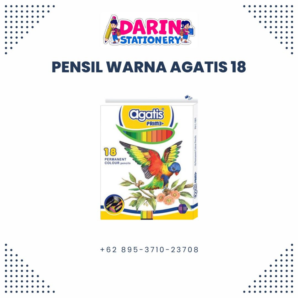 

Pensil Warna Agatis Prime 18 - Panjang