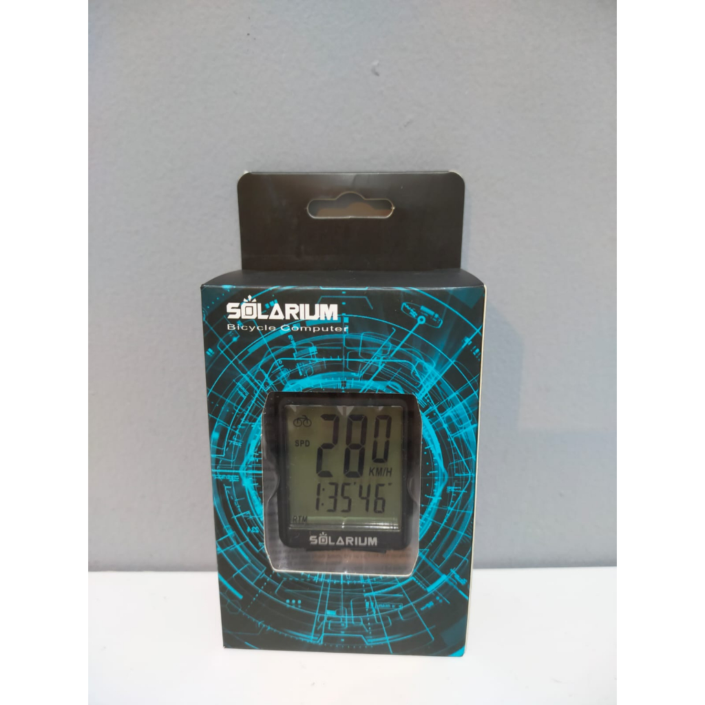 Speedometer Wireless SOLARIUM MTB/RB/Foldingbike| Cyclo Sepeda