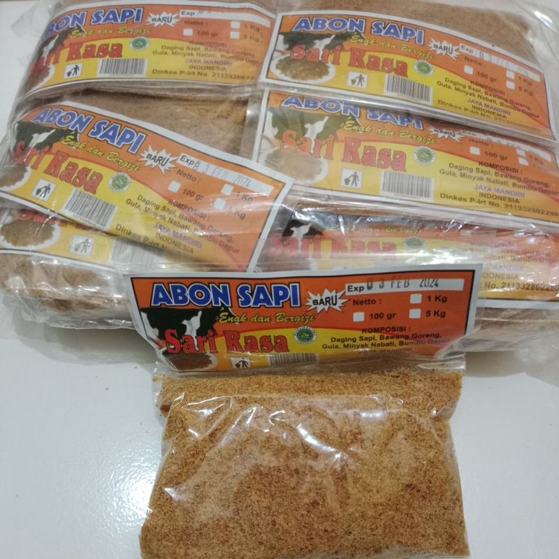 

ABON SAPI SARI RASA 100GR