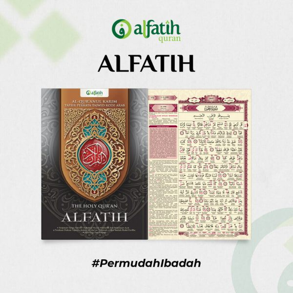 Al-Quran Al-Fatih B6 -  Alquran Tafsir Perkata Tajwid Kode Arab / Alquran Kecil