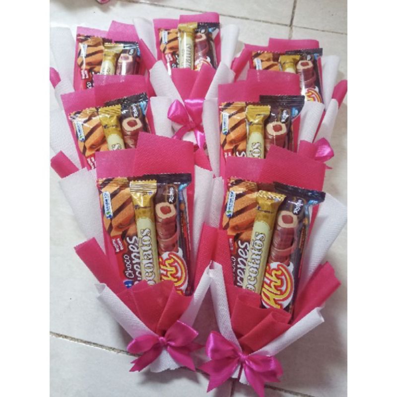 

buket jajan / buket snack isi 3 pcs
