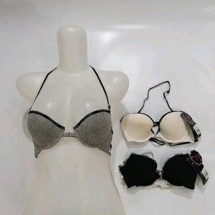Bra kait depan tali leher bh halter neck