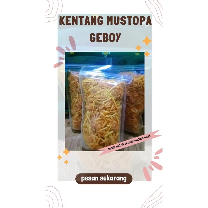 

*Kentang Mustopa geboy* Murah rasa pedas manis balado 170gram.