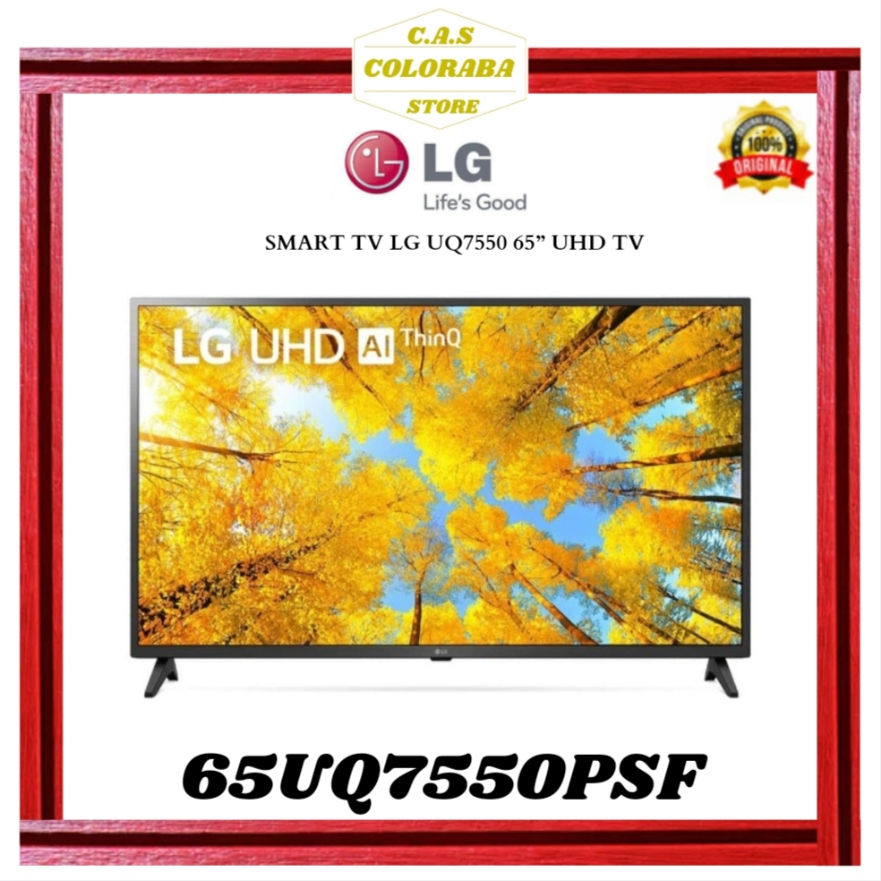 TV LG 65UQ7550PSF SMART TV 65 INCH LED 4K UHD 65UQ7550 65UQ 65UQ75 UQ7550 UQ7550PSF