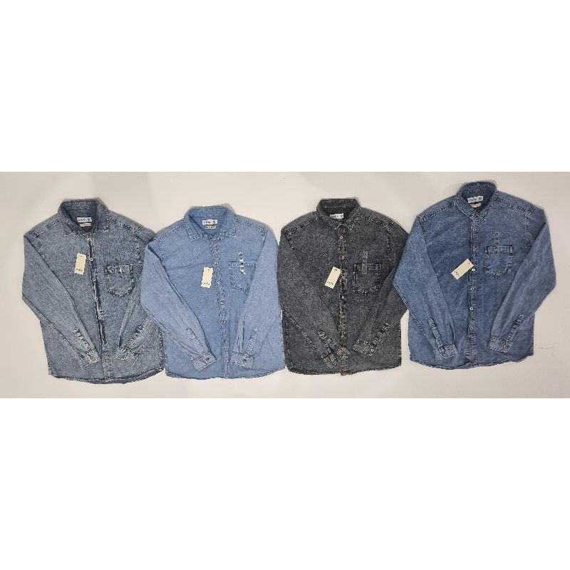 kemeja soft jeans Cole