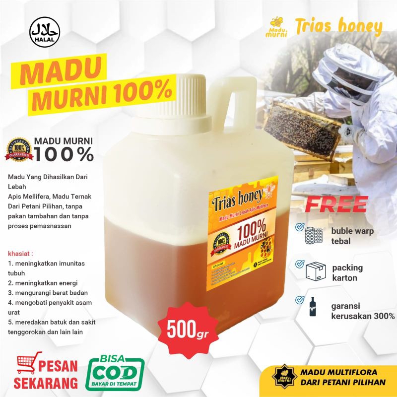 

Madu Murni Mellifera,Madu Nektar Multiflora Tanpa Pakan Tambahan,Madu Ternak Petani pilihan,Madu Tanpa Campuran