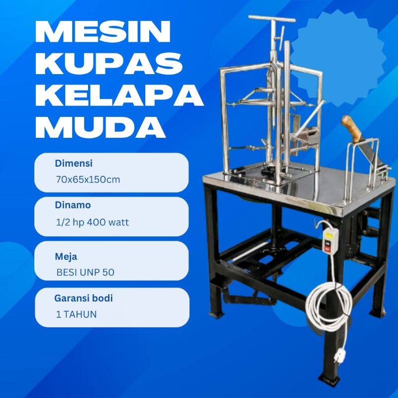 mesin kupas kelapa muda