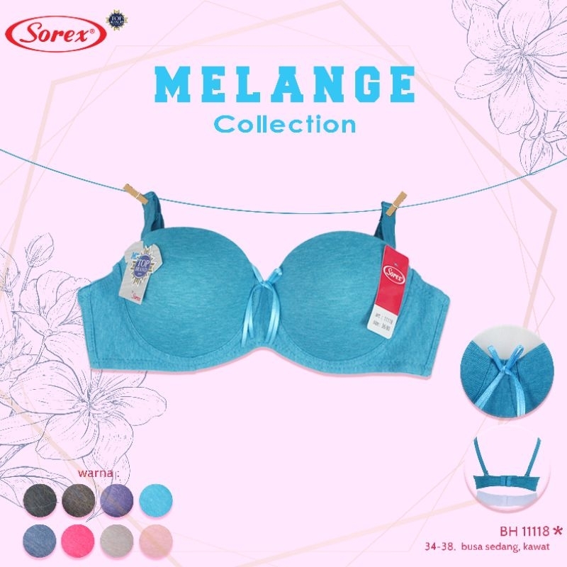 Sorex bh bra dan cd melange collection busa tanpa kawat