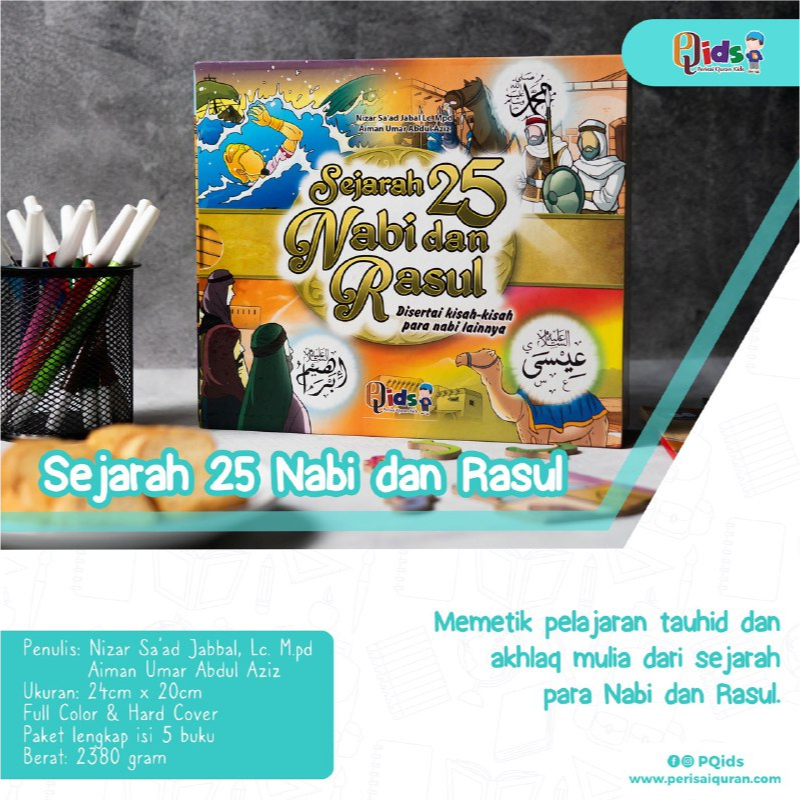 

Buku Anak Sejarah 25 Nabi Dan Rasul 1 Set 5 Jilid