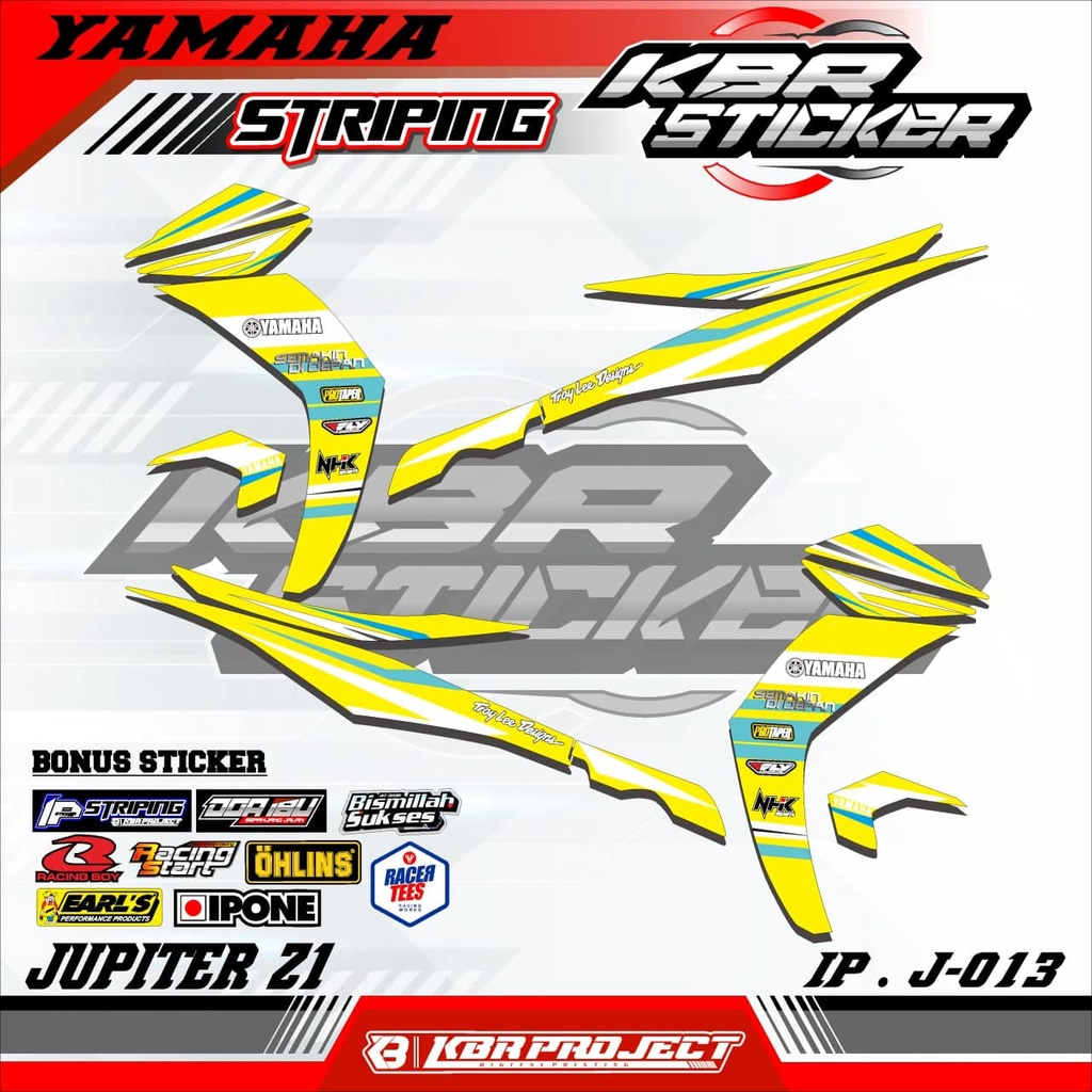 JUPITER Z1 (cod) stiker motor - striping jupiter z1 - motor yamaha - motor – Racing.13