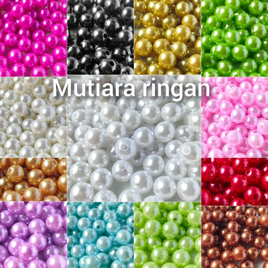 30 Gram Mote Mutiara 8 mm Mote Mutiara - PAYET MUTIARA