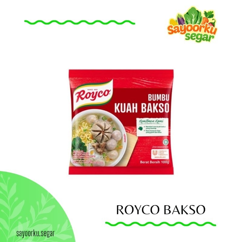 

Royco kuah bakso