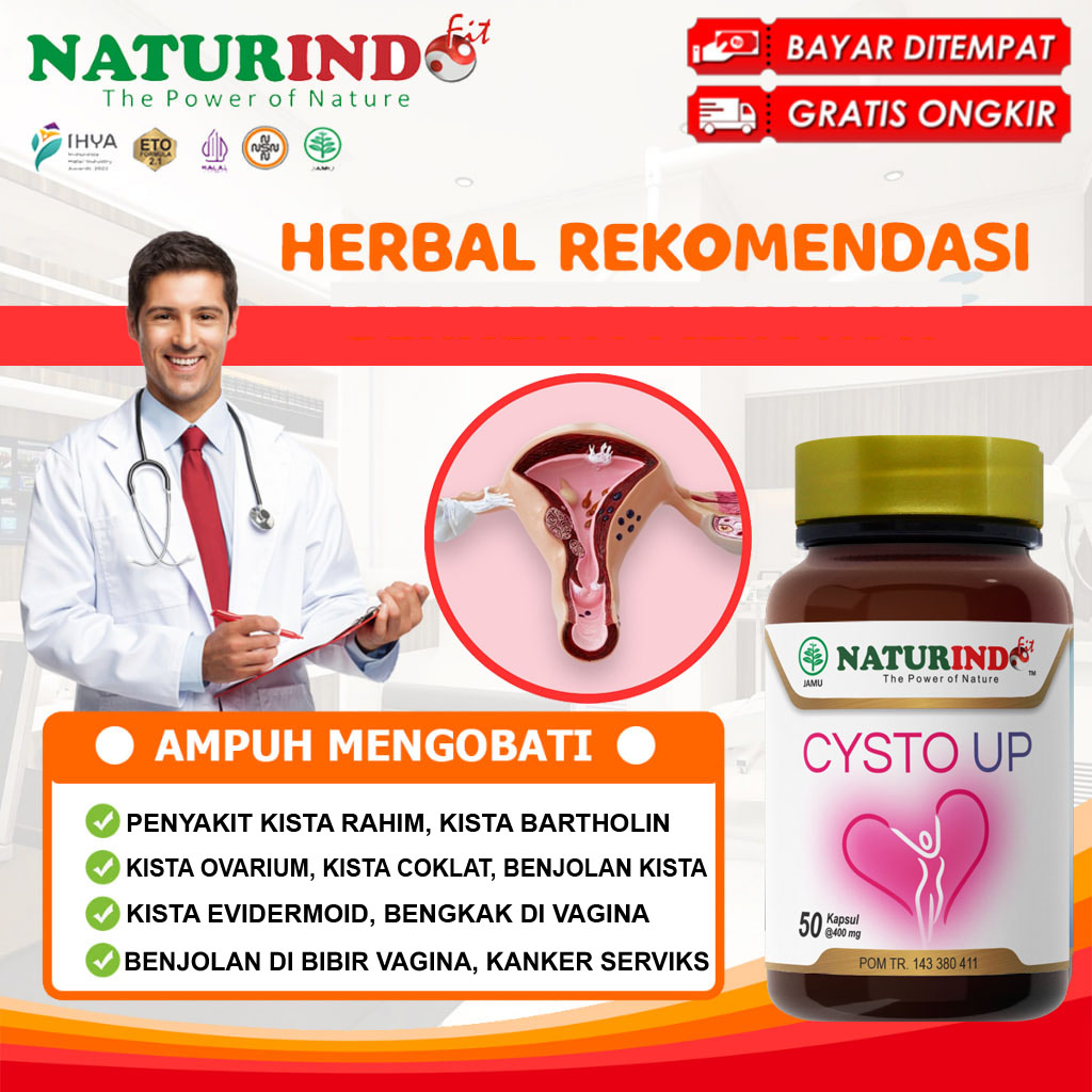 Obat Kista Bartholin Ovarium Endometriosis Miom PCOS Tumor Polip Rahim Paling Ampuh CYTO UP
