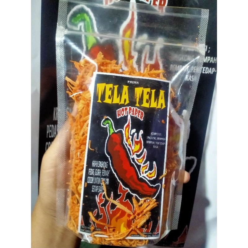 

STIK TALAS || KRIPIK TALAS 100G kripik pedas hot pepper