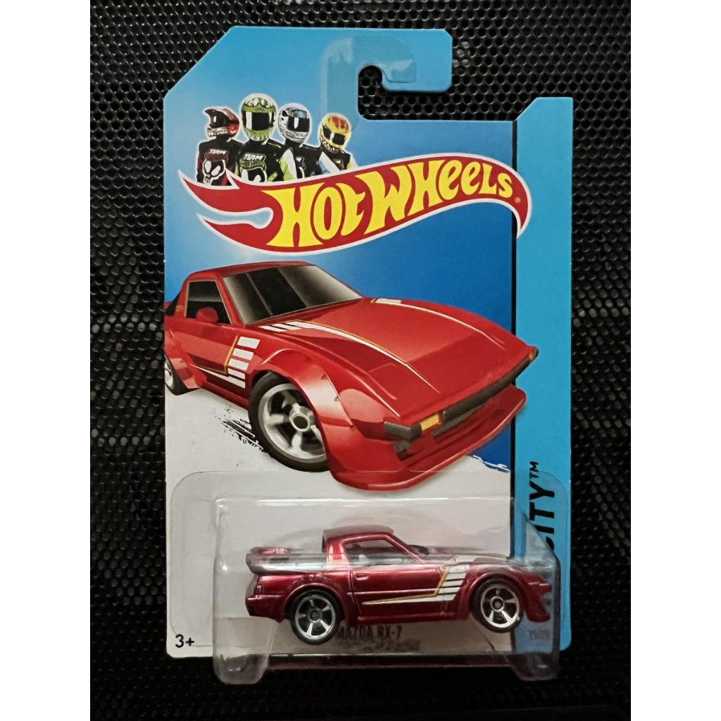 [HW ERROR] Diecast Hotwheels HW Hot Wheels - Mazda RX-7 Merah ERROR tanpa Kaca