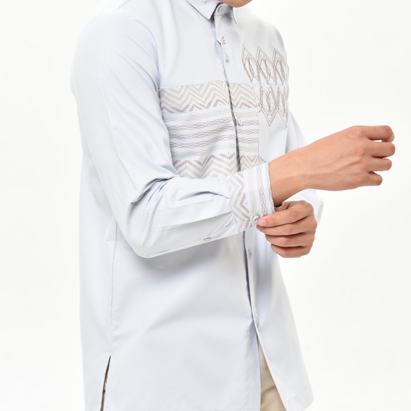 kemko armagan mst - baju koko lengan panjang - baju koko putih - baju koko dewasa - kemko rabbani - 