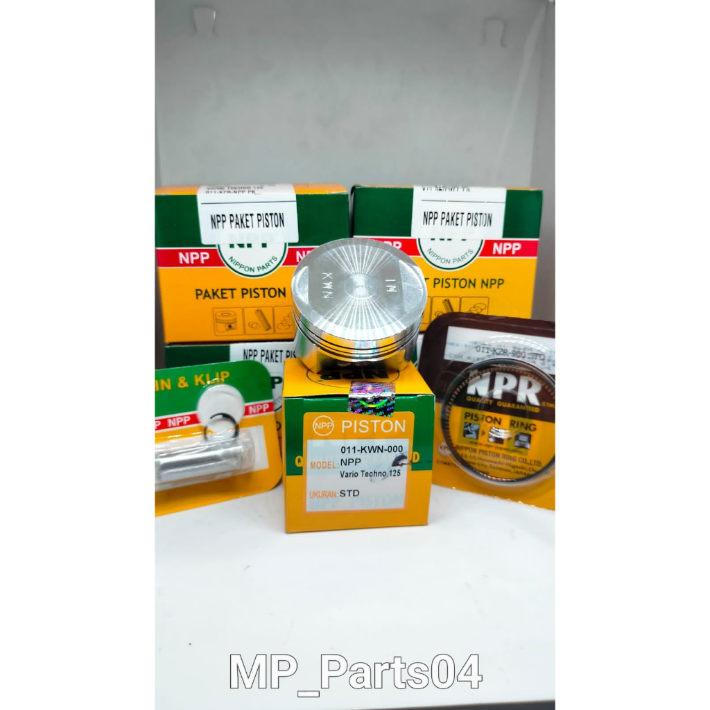 Piston Kit Vario 125 Bohlam Vario 125 LED KZR Oversize Std/ 50/ 100 NPP