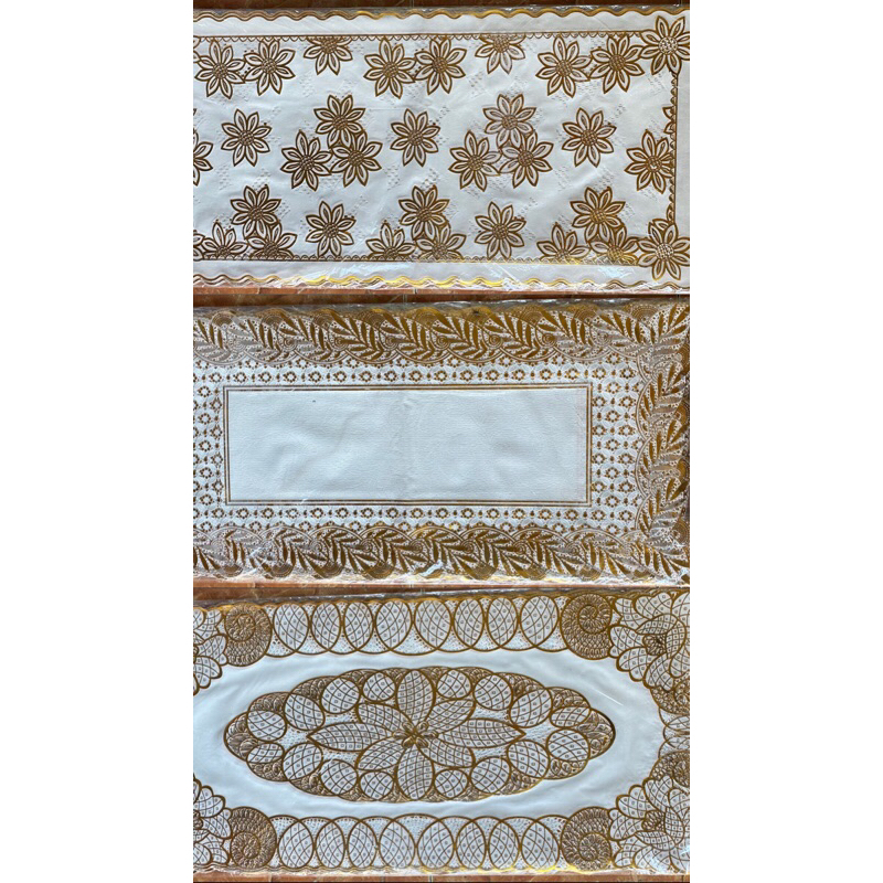 TAPLAK MEJA SULTAN MOTIF / TAPLAK MEJA PLASTIK MOTIF