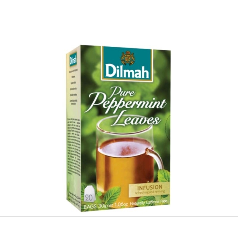 

Dilmah Pure Peppermint Leaves Tea - Teh Celup Teh Kesehatan