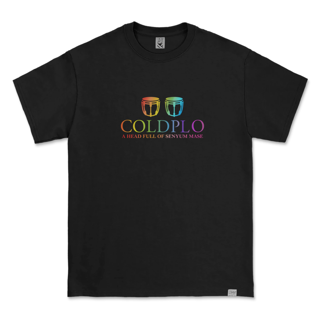 ZeroTwentyTwo T-Shirt Coldplo Coldplay Black | Kaos Pria Lucu Parodi Plesetan Band
