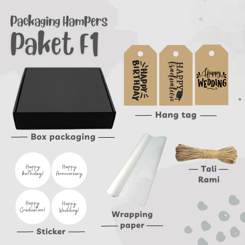 

Paket F Packaging Hampers Olshop | BOX HAMPERS | Gift Box | Hampers Box | Kotak Kado | Dus Kado