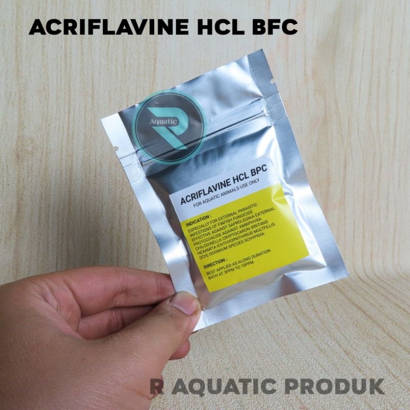 ACRIFLAVINE HCL BPC BUBUK 5GRAM OBAT KUNING IKAN