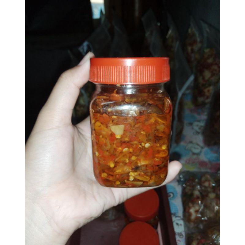 

Sambal cumi pedas mantapp 200ml