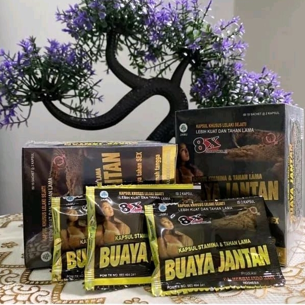 Buaya jantan 8x 20kapsul